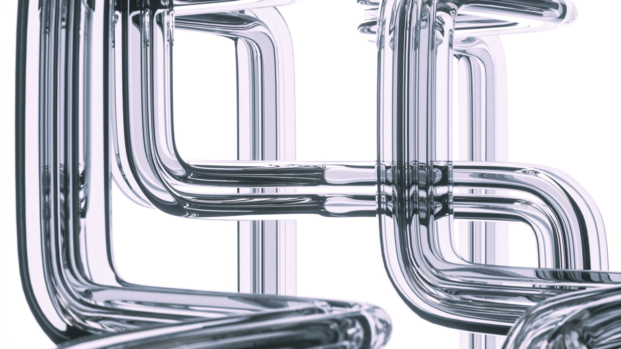 Skilled trades professional using modern software while working with plumbing tools