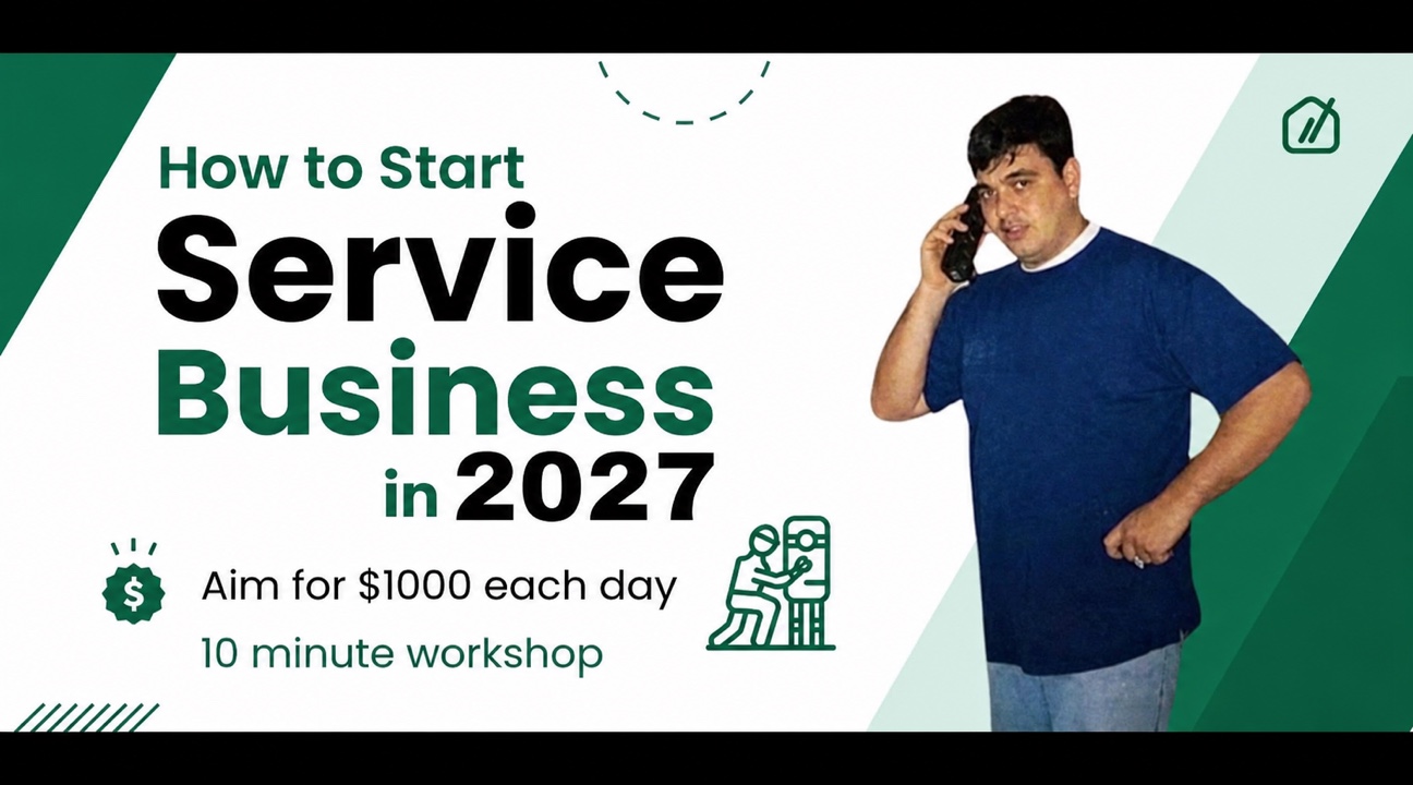 Skilled service professional preparing tools and a clear service offer before launching a local business