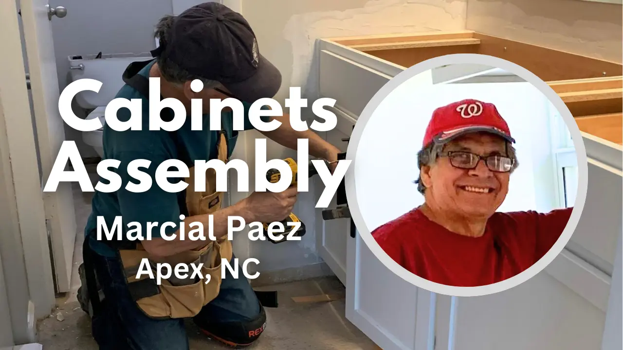 Work photo for Kitchen Cabinets Assembly and Install