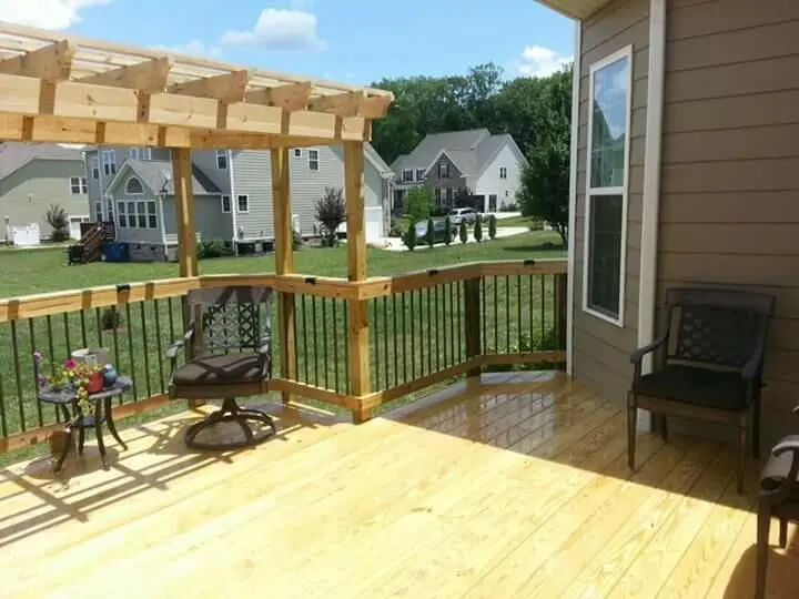 Work photo for Decks pergolas concrete patios screened and more