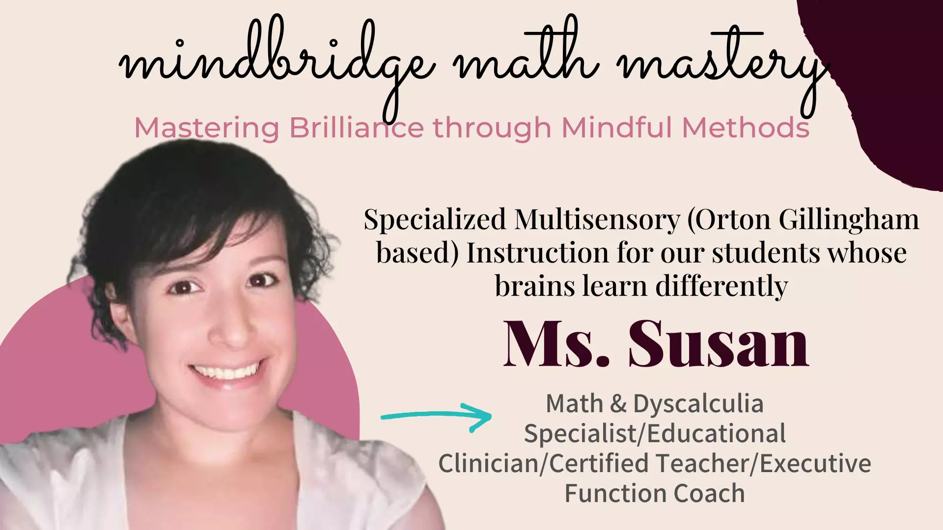 Work photo for Online Elite 1:1 Math Support for Students with Dyscalculia or Math Struggles