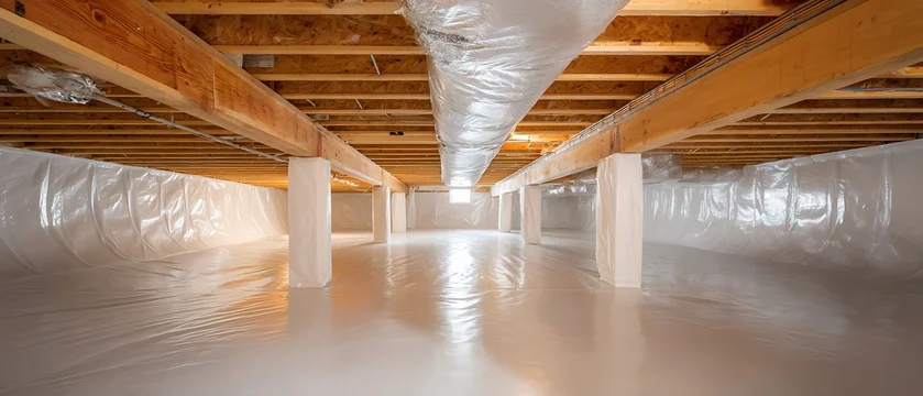 Work photo for Affordable Crawlspace Vapor Barrier Installation by Patriot Pest Control