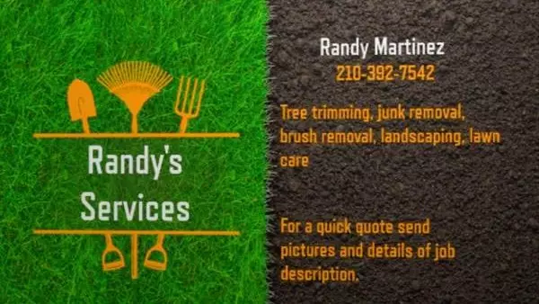 Work photo for Randy Martinez Tree Maintenance Junk Haul Lawn Care Near You Save Big