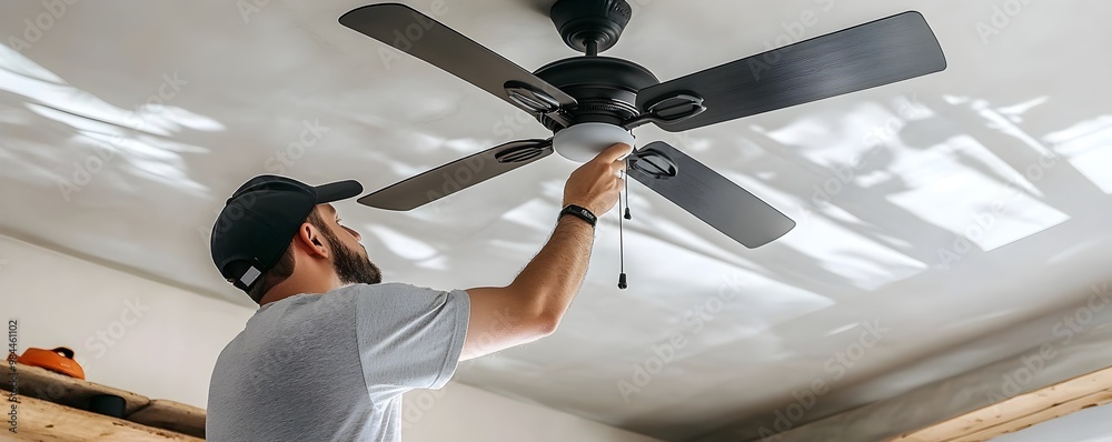 Work photo for Ceiling Fan or Light Fixture Remove & Replace Service $150