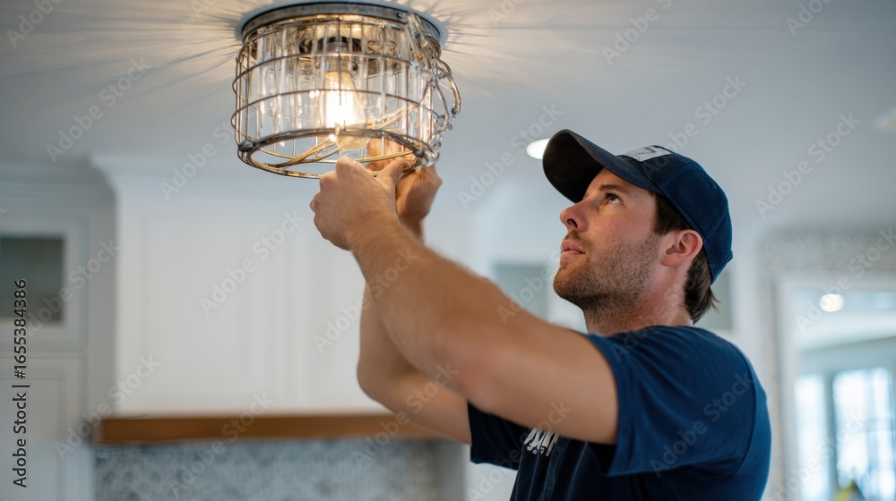 Work photo for Ceiling Fan or Light Fixture Remove & Replace Service $150