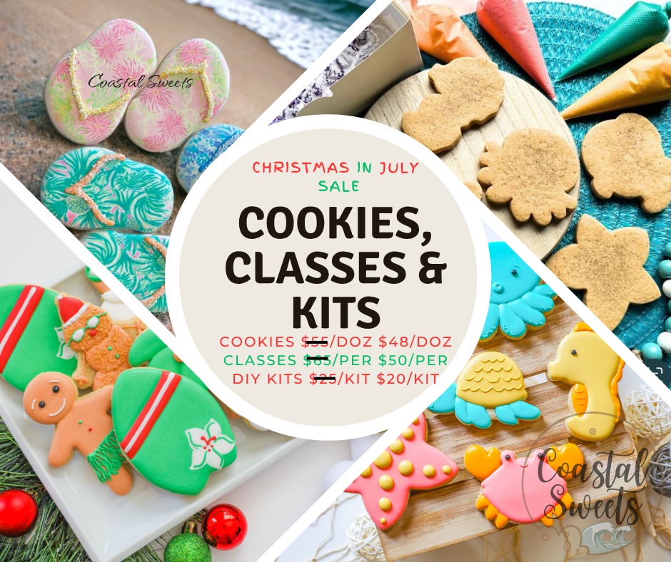 Work photo for Custom Decorated Cookies by Coastal Sweets - Fresh, Local & Personalized
