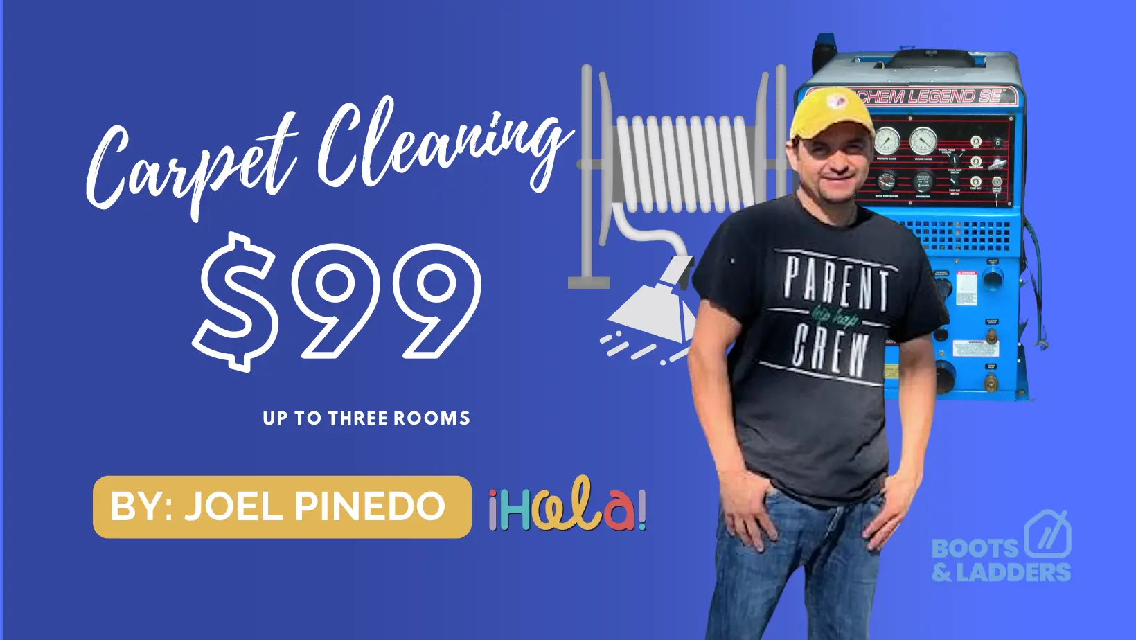 Work photo for Limpieza Profesional de Alfombras – ¡Hasta 3 Habitaciones por $120